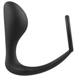 Addicted Toys - Plug Anal Avec Anneau En Silicone Noir